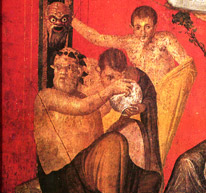 Vase oraculaire (Pompi, Villa des Mystres)