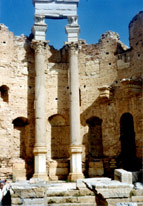 Basilique de Septime Svre  Leptis Magna